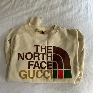North Face x Gucci sweatshirt